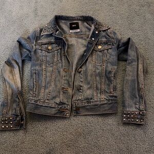 BDG Blue Studded Jean Jacket